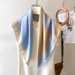 New Spring 70*70cm Square Scarf Women Shawl Floral Print Silk Hijab Foulard Female Bandana Luxury Brand Scarfs Ladies Decorate
