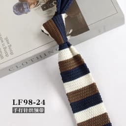 New Trendy British Casual Knitted Ties For Men Narrow Flat 6cm Width Striped Neckties College Boys Shirt Accessories Suit Cravat