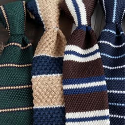 New Trendy British Casual Knitted Ties For Men Narrow Flat 6cm Width Striped Neckties College Boys Shirt Accessories Suit Cravat