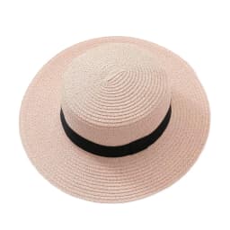 Korean Summer Men's and Women's Top Hats Straw Hats Sunshade Sunscreen Hats Beach Vacation Travel Hat