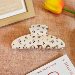 2025 luxury hair clip for women big Acetate hair claw girls purple hairclip whith Rhinestones large white hair clamp Accessories
