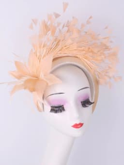 Royal Ascot Hat Fascinator Tea party Floral Wedding Millinery Feather Headbands Elegant Gril Church Kentucky Derby Chapeau Cap