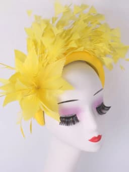 Royal Ascot Hat Fascinator Tea party Floral Wedding Millinery Feather Headbands Elegant Gril Church Kentucky Derby Chapeau Cap