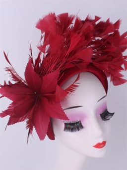 Royal Ascot Hat Fascinator Tea party Floral Wedding Millinery Feather Headbands Elegant Gril Church Kentucky Derby Chapeau Cap