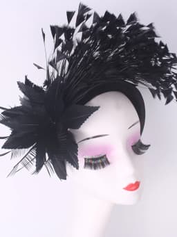 Royal Ascot Hat Fascinator Tea party Floral Wedding Millinery Feather Headbands Elegant Gril Church Kentucky Derby Chapeau Cap