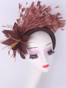 Royal Ascot Hat Fascinator Tea party Floral Wedding Millinery Feather Headbands Elegant Gril Church Kentucky Derby Chapeau Cap