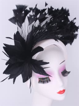 Royal Ascot Hat Fascinator Tea party Floral Wedding Millinery Feather Headbands Elegant Gril Church Kentucky Derby Chapeau Cap