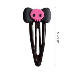 Hairpin Skull Bobby Pins JK Hair Clip Bows Hair Clip Bows Barrette Skull Hairpin Bows Hairpin Jk Hair Accessories