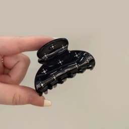 New 2025 Shinning Crystal Stars Acetate Hair Claw Clips for Women Girls Luxury Medium Size Catch Grip Styling Hair Accessories