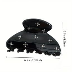 New 2025 Shinning Crystal Stars Acetate Hair Claw Clips for Women Girls Luxury Medium Size Catch Grip Styling Hair Accessories