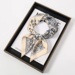 Retro Paisley Print Designer Scarf Women 70x70cm Silk Scarves Luxury Hip-hop Hijab Bandana Neckerchief Shawl Hair Band