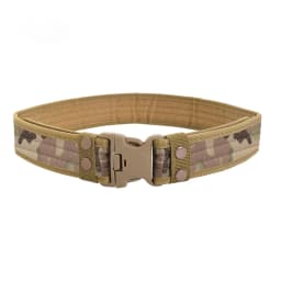 New Style Men's Outdoor Camouflage Tactical Belt - Durable Nylon Wide Waist Belt for Mountaineering, Hiking, Work & Casual Wear