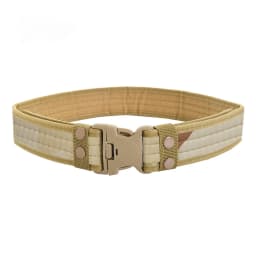 New Style Men's Outdoor Camouflage Tactical Belt - Durable Nylon Wide Waist Belt for Mountaineering, Hiking, Work & Casual Wear