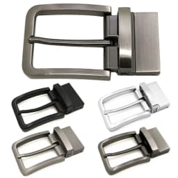 Men's Metal Pin Belt Buckle Rotatable Clip Buckle DIY Leather Craft Accessories Fit for 2.8cm-3.4cm Wide Belt Jeans Waist Strap