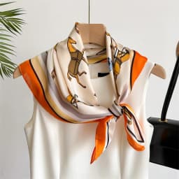 Scarf For Women Fashion Print Neckerchief Luxury Bandanna Breathable 70CM Square Scarf Spring/Sunmmer Headband Hijab Scarves