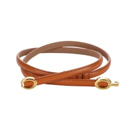 Genuine Leather Thin Belt for Women Minimalist and Versatile Accessory for Dresses Skirts Jeans and More