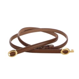 Genuine Leather Thin Belt for Women Minimalist and Versatile Accessory for Dresses Skirts Jeans and More