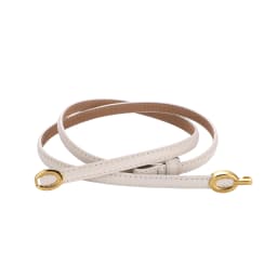 Genuine Leather Thin Belt for Women Minimalist and Versatile Accessory for Dresses Skirts Jeans and More