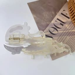 1Pcs New Shark Jellyfish Hair Clip Acetate Labge Marine Life Hair Claw Summer Beach Colorful Hair Accessories Women Girls