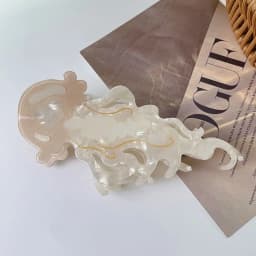 1Pcs New Shark Jellyfish Hair Clip Acetate Labge Marine Life Hair Claw Summer Beach Colorful Hair Accessories Women Girls