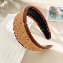 New 2025 Retro PU Leather Hairbands Wide Turbans Non-slip Hoop Headband Elegant Hair Accessories Women Girls Fashion Items Gifts