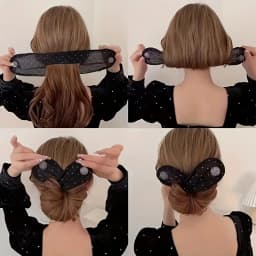 1pc Lazy Artifact Magic Hair Clip French Twist Donut Bun Maker for Women Stylish Hair Styling Tool for Effortless Updos Braids