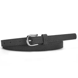 Simple Design For Women's Thin Belt Fashion Casual Versatile Jeans Accessories Girdle Suede Pu Leather Pin Buckle Waistband