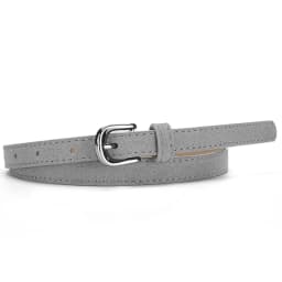 Simple Design For Women's Thin Belt Fashion Casual Versatile Jeans Accessories Girdle Suede Pu Leather Pin Buckle Waistband