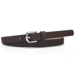 Simple Design For Women's Thin Belt Fashion Casual Versatile Jeans Accessories Girdle Suede Pu Leather Pin Buckle Waistband