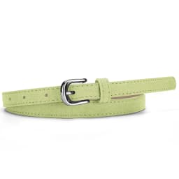 Simple Design For Women's Thin Belt Fashion Casual Versatile Jeans Accessories Girdle Suede Pu Leather Pin Buckle Waistband