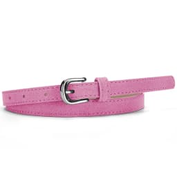 Simple Design For Women's Thin Belt Fashion Casual Versatile Jeans Accessories Girdle Suede Pu Leather Pin Buckle Waistband