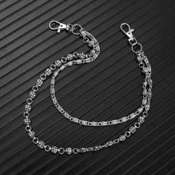 2026NEWTrendy Hip Hop Double Layer Jeans Chain with Keychain Unisex Waist Accessory for Men & Women