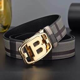Men's Belt Designer High Quality Genuine Leather Belts Male Metal Automatic Buckle Casual Fashionable Belt For Men Jeans
