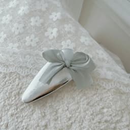 Sweet Mesh Bow Leather Hair Clip Water Droplet BB Clip Break Clip Bangs Side Clip Gentle Temperament Hair Accessory for Women