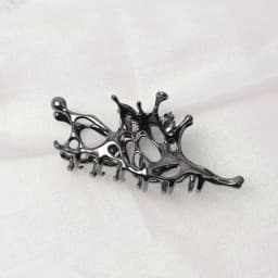 Y2k Geometric Claw Clips Women Large Metal Silver Color Korean Fashion Shark Hair Clips Grab Clamps Girls Hair Accessories