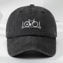 Men's and women's baseball caps, bicycle prints, suitable for outdoor sports and casual wear, sun protection