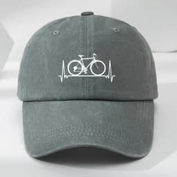 Men's and women's baseball caps, bicycle prints, suitable for outdoor sports and casual wear, sun protection
