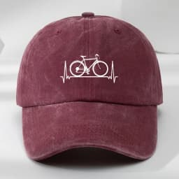 Men's and women's baseball caps, bicycle prints, suitable for outdoor sports and casual wear, sun protection