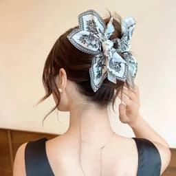 Vintage Cashew Pattern Hair Clip for Women Elegant Shark Clip Fashion Girl Ponytail Clip Hair Clamp Hair Accessories