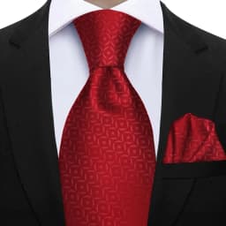 Elegant Ties For Men Gift Fashion Men Tie Set Striped Dot Luxury Necktie Handchief 2 Pcs Business Wedding Suit Accessories