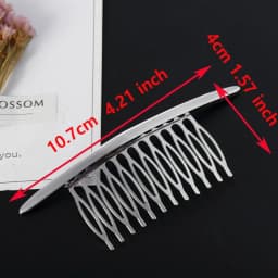 Elegant Metal Hair Combs For Women Girls Fashion Shiny Hair Clip Pins Hair Styling for Women Comb Pin Female Hair Accessories