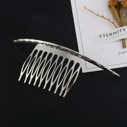 Elegant Metal Hair Combs For Women Girls Fashion Shiny Hair Clip Pins Hair Styling for Women Comb Pin Female Hair Accessories