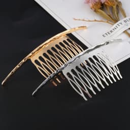 Elegant Metal Hair Combs For Women Girls Fashion Shiny Hair Clip Pins Hair Styling for Women Comb Pin Female Hair Accessories