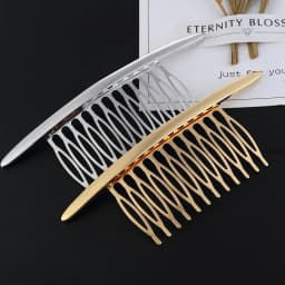 Elegant Metal Hair Combs For Women Girls Fashion Shiny Hair Clip Pins Hair Styling for Women Comb Pin Female Hair Accessories