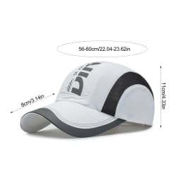 Stay Protected in Style UV Baseball Cap with Quick-Drying Soft Top Breathable Strapback For Hiking Fishing & Outdoor