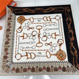 Premium 90cm Multipurpose Scarf Latest Design Horsehoof Fringe Hand-Rolled Trim Women's Formal Shawl  Accessory Wholesale