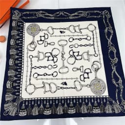 Premium 90cm Multipurpose Scarf Latest Design Horsehoof Fringe Hand-Rolled Trim Women's Formal Shawl  Accessory Wholesale