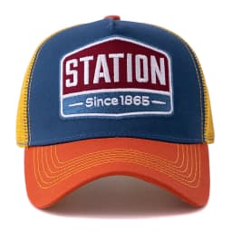 Hot Sale Unisex Baseball Cap Classic STATION Letter Pattern Mesh Cap Men And Women Breathable Streetwear Summer Trucker Hat