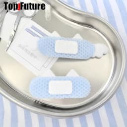 Y2K Girl Harajuku Gothic Lolita Sick Subculture Medical Series White Bandage Medical Band Aid Bunny Hair Clip Hairgrips Hairpin