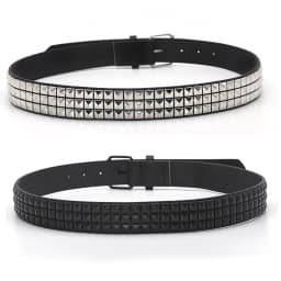 Pyramid Fashion Rivet Belt Men&Women's Studded Belt Punk Rock With Pin Buckle Drop Shipping Black